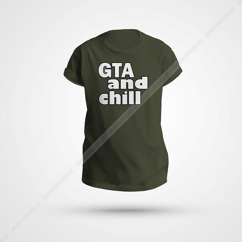 تیشرت GTA رنگ سبز