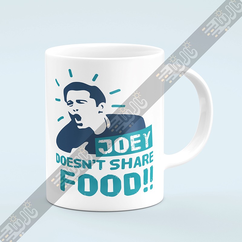 ماگ فرندز طرح joey doenst share food دوم