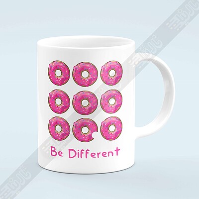 ماگ سیمپسون طرح دونات Be different