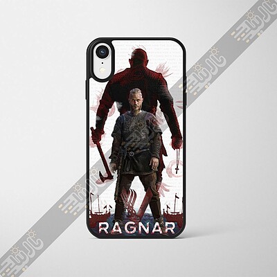   قاب موبایل وایکینگز طرح Ragnar red