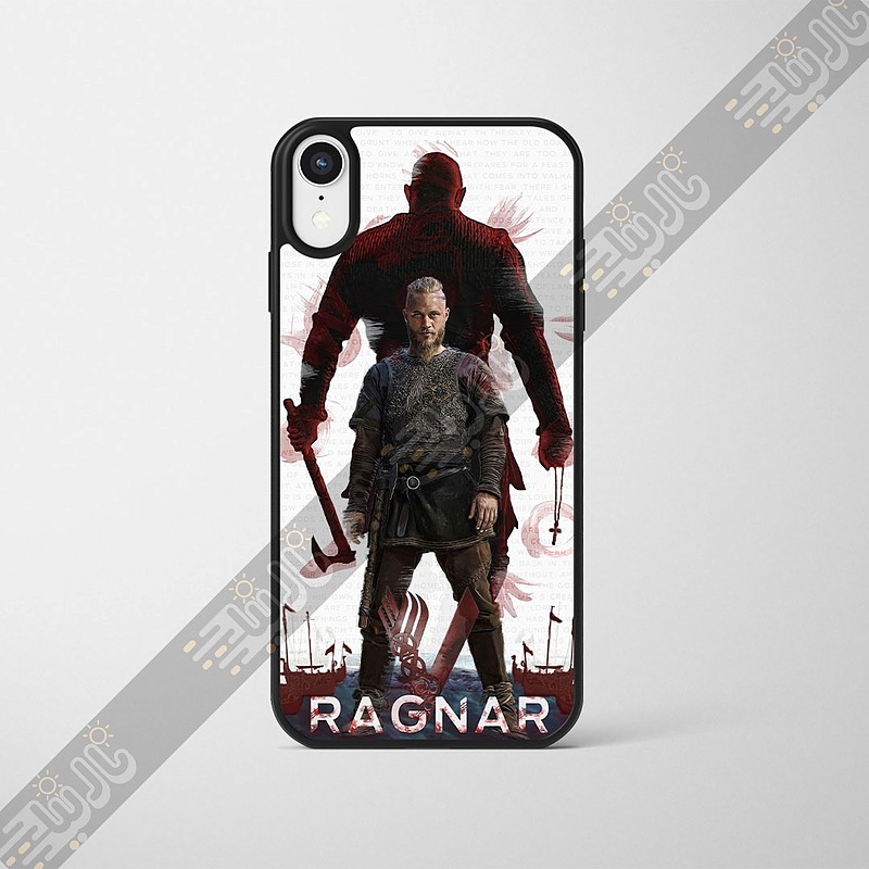   قاب موبایل وایکینگز طرح Ragnar red