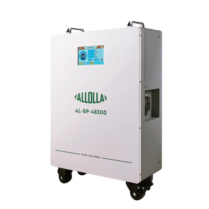 باتری لیتیوم آهن فسفات 15KW ایستاده برند ALLOLLA مدل AL-BP-48300W