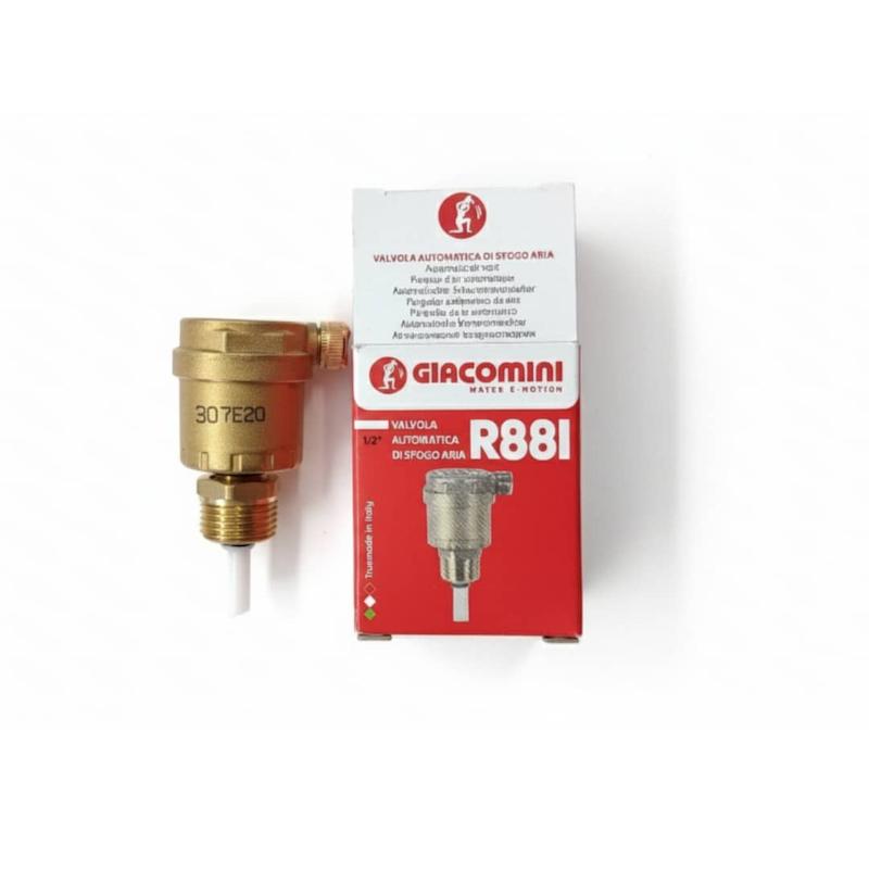 شیر هواگیری اتومات جاکومینی giacomini مدل R88 ایتالیا