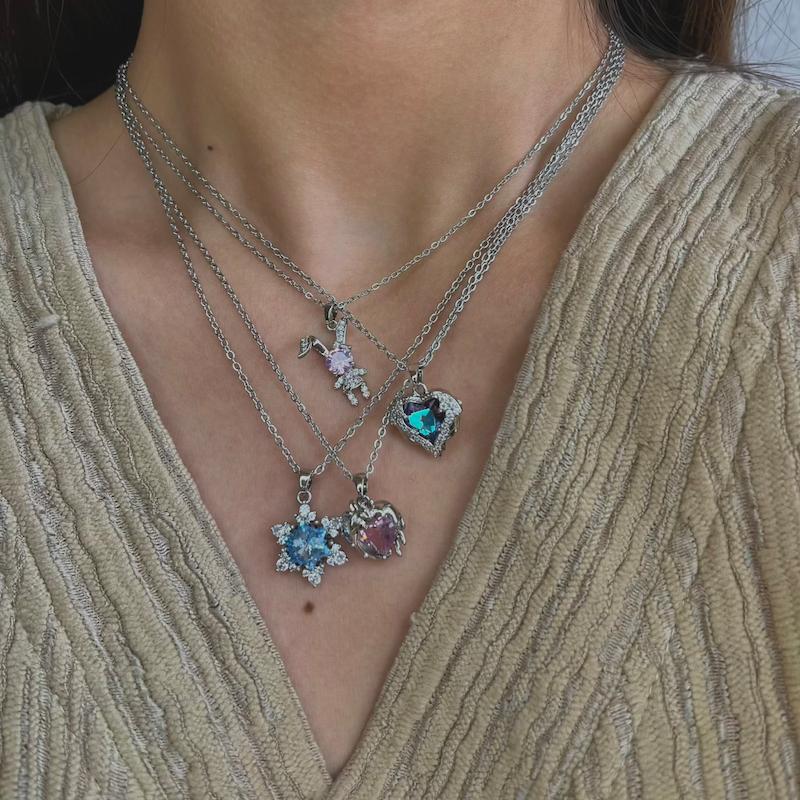 گردنبند کریستالی