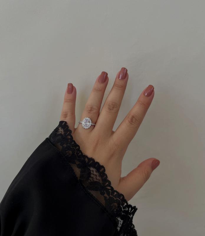 انگشتر تک نگین جواهری