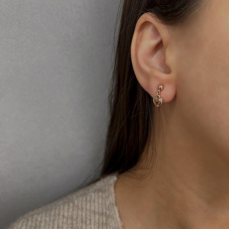 گوشواره قلب کوچولو برند ژوپینگ