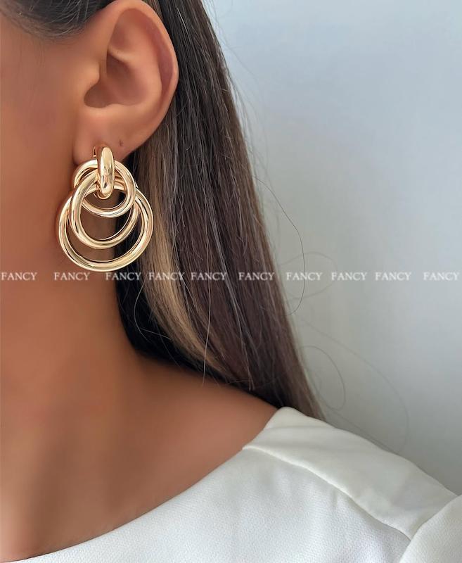 گوشواره زارا طلایی