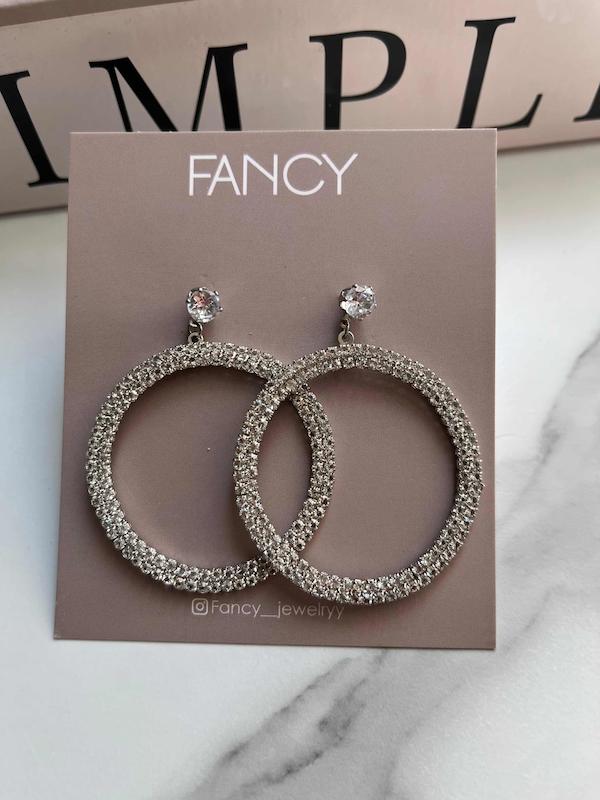 گوشواره حلقه ای مجلسی