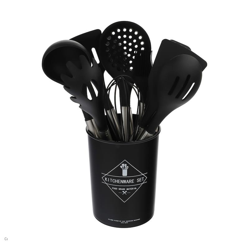 سرویس کفگیر ملاقه سیلیکن ۱۲ پارچه 