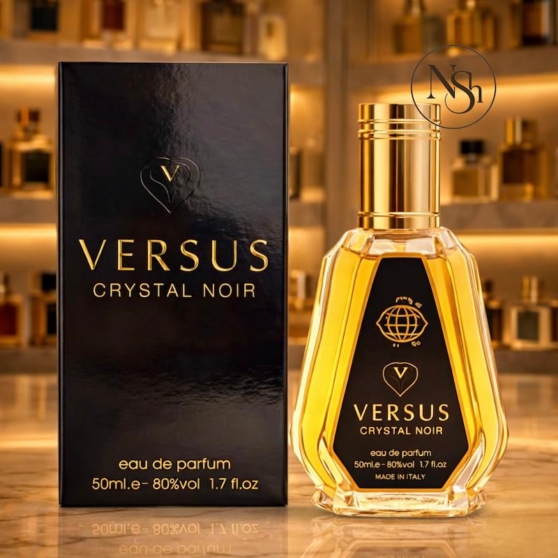 خرید ادکلن ورساچه کریستال نویر Versace Crystal Noir فرگرانس ۵۰ میل | قیمت و مشخصات 