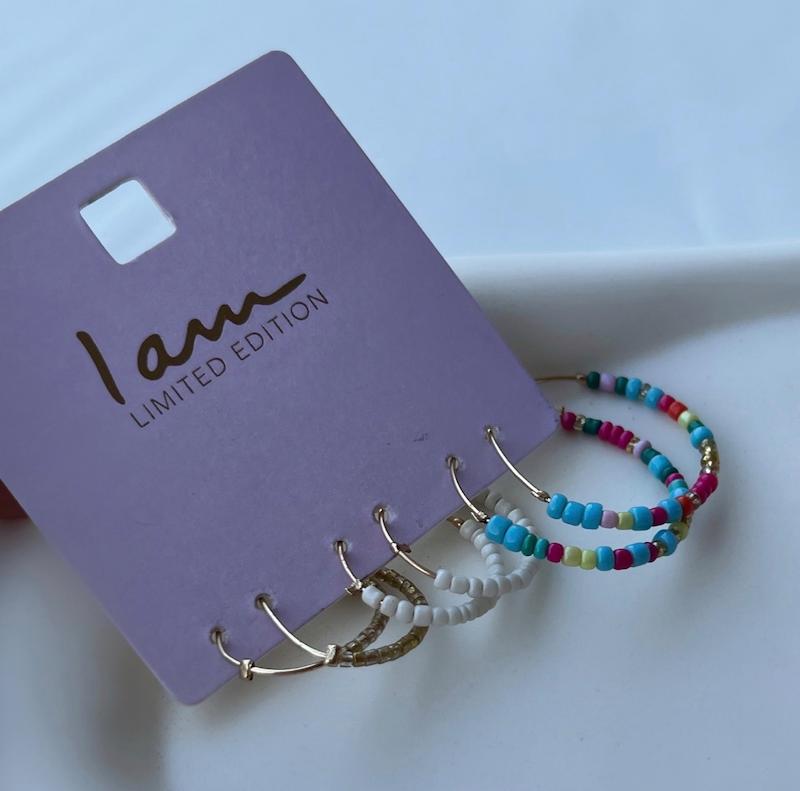 گوشواره منجوق برند iam