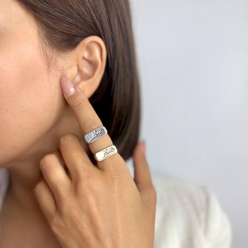 انگشتر تک فونت صبر پهن