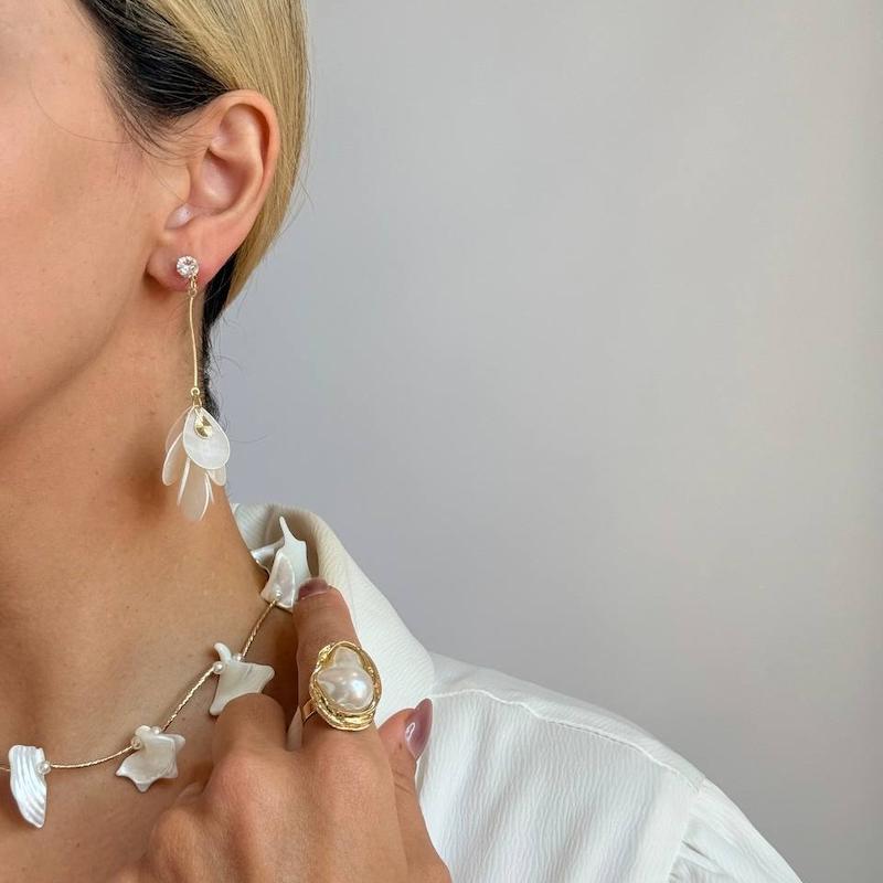 نیم ست طرح صدف 