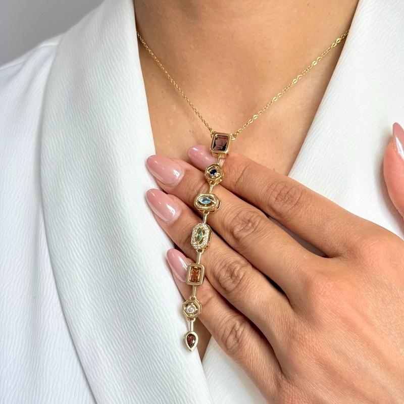 گردنبند مدل طرح طلا