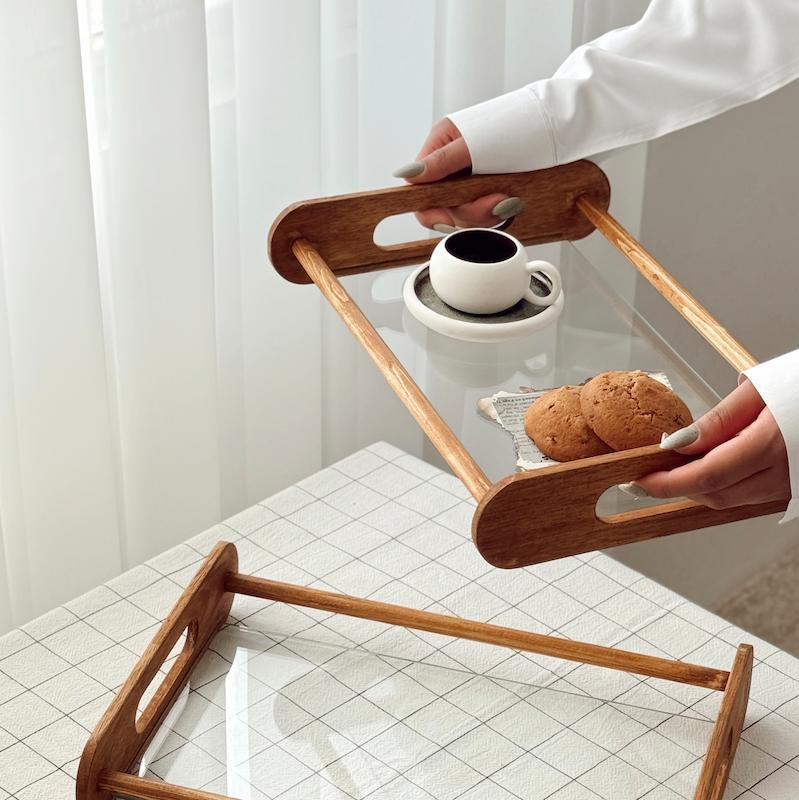 سینی کف شیشه ای