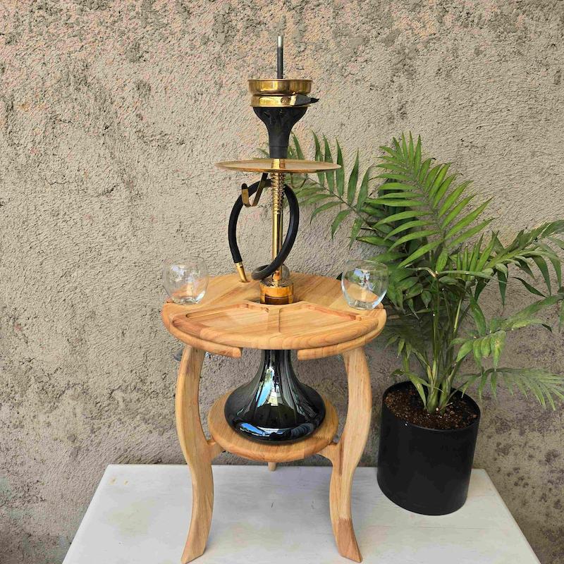 میز عسلی قلیان مدل کرنو 
