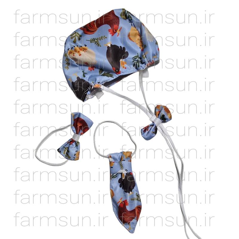 پوشک، کراوات و پاپیون تزیینی برای مرغ و خروس