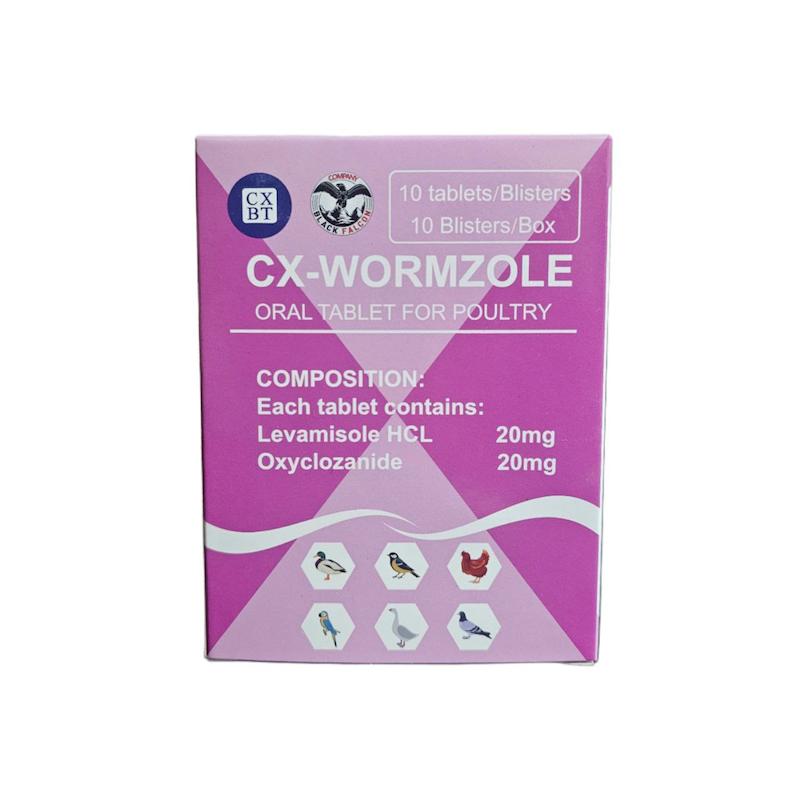 قرص ضدانگل داخلی قوی سی ایکس ورم زول CX-Wormzole