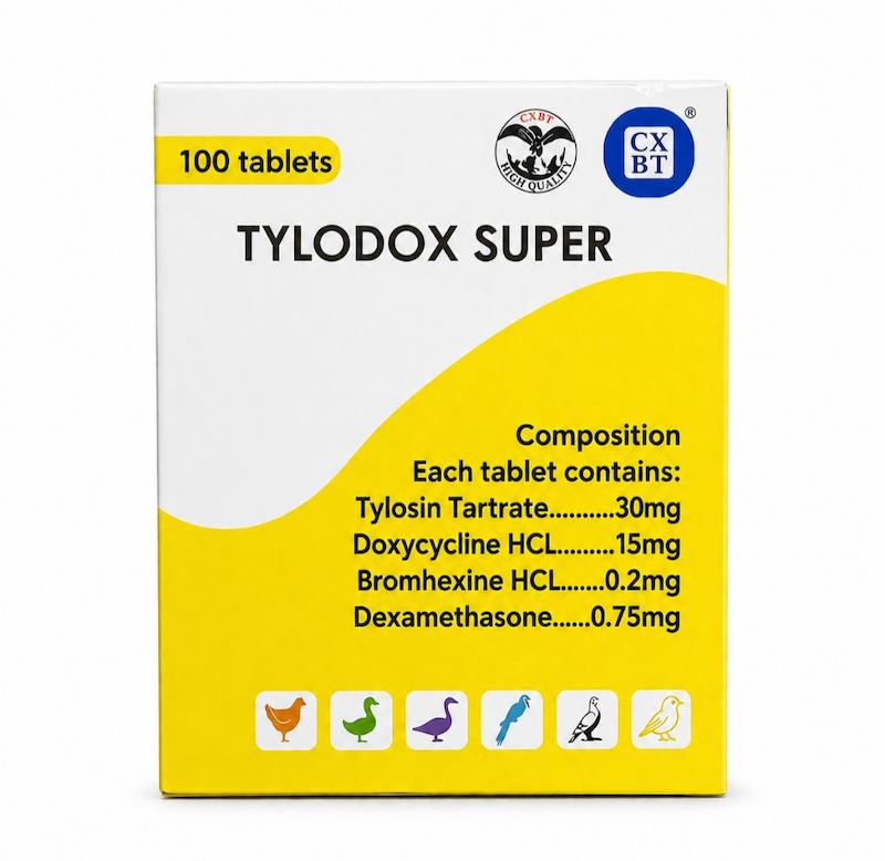 قرص آنتی بیوتیک تایلوداکس سوپر Tylodox Super