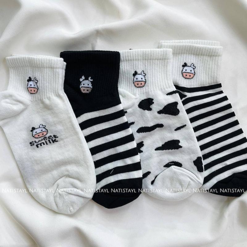 جوراب طرح گاو