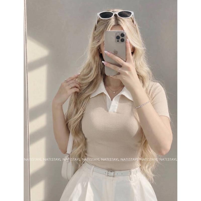 پلوشرت یقه سفید