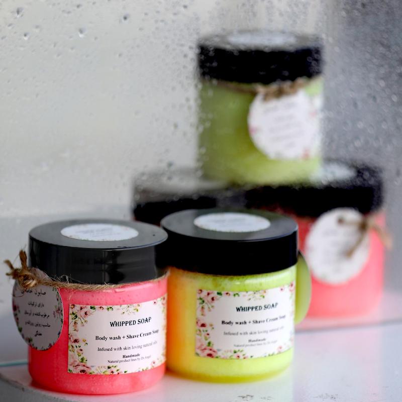 صابون خامه‌ای (Whipped Soap)