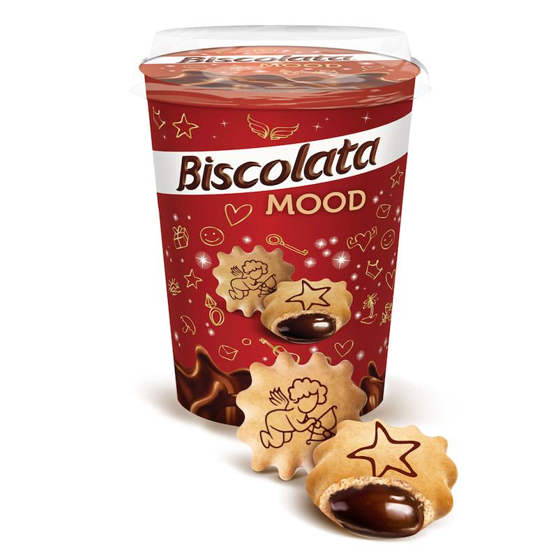 بیسکوییت بیسکولاتا مود با کرم شکلاتی (Biscolata Mood)