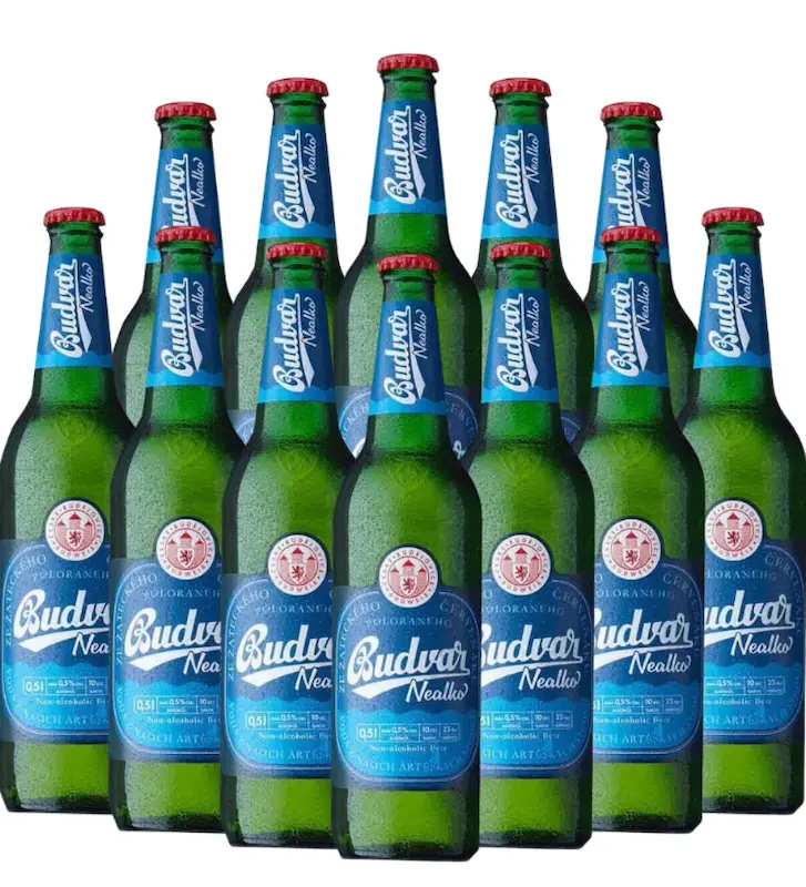 آبجو بادوایزر شیشه بدون الکل -  Budweiser Beer