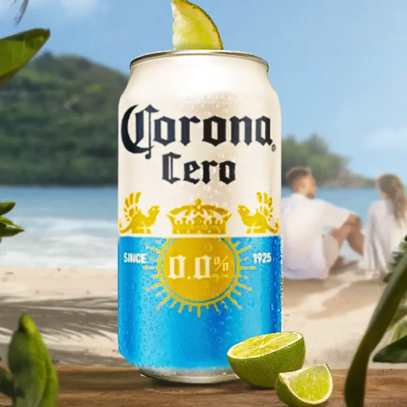 آبجو کرونا قوطی بدون الکل -  Corona Beer