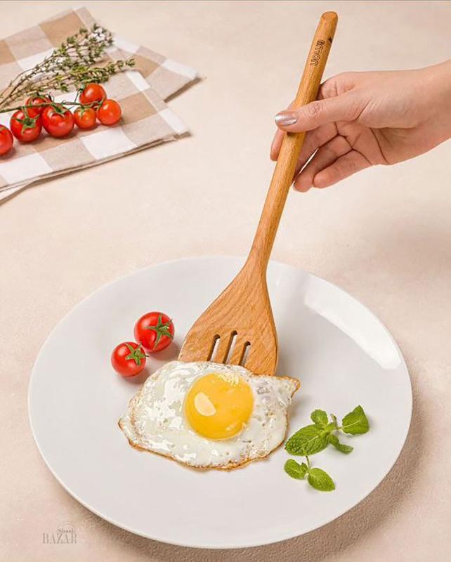 کفگير ملاقه چوبي کد 233959 لیمون