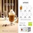 لیوان پایه دار شیشه ای لیمون کد 2446
