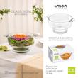 کاسه سوپ خوری 2/5 لیتری شیشه ای لیمون کد 2450