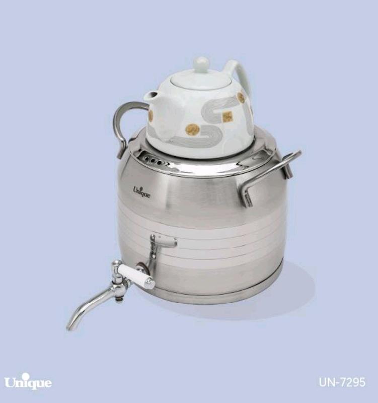 کتری قوری شیر دار طرح ترک 5 لیتری یونیک کد 7295