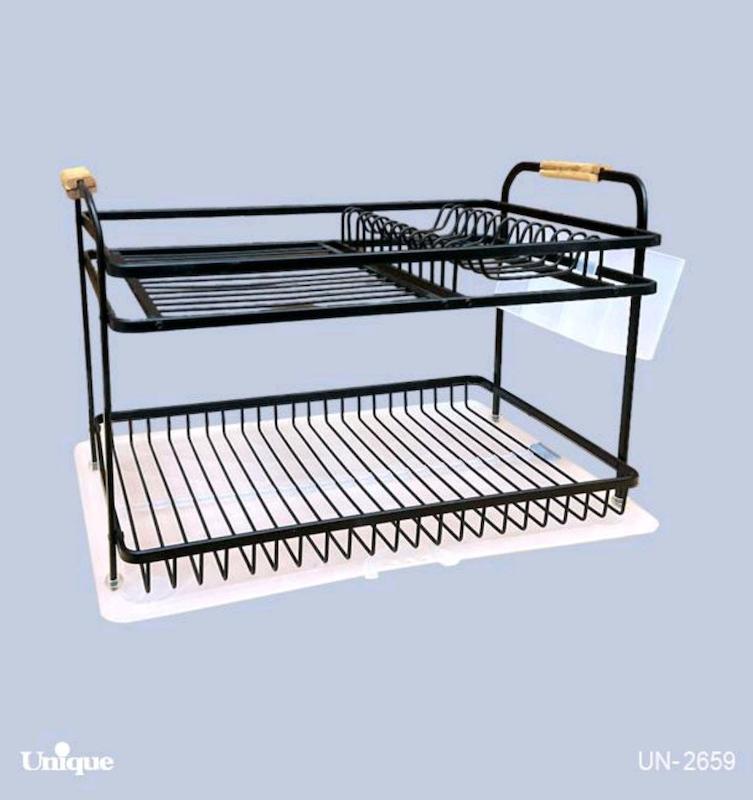 آبچکان جا ظرفی دو طبقه آلمینیوم یونیک کد 2659