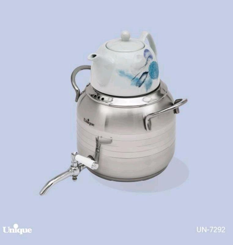 کتری و قوری شیردار استیل 4.5 لیتر  برند یونیک کد UN- 7292