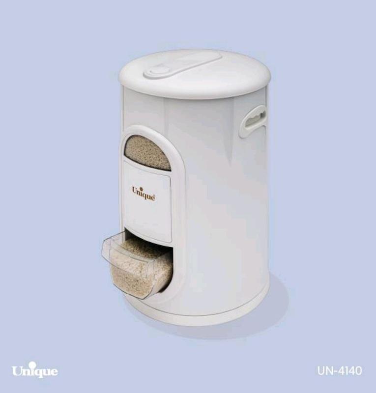 سطل برنج پیمانه دارسفید یونیک کد 4140