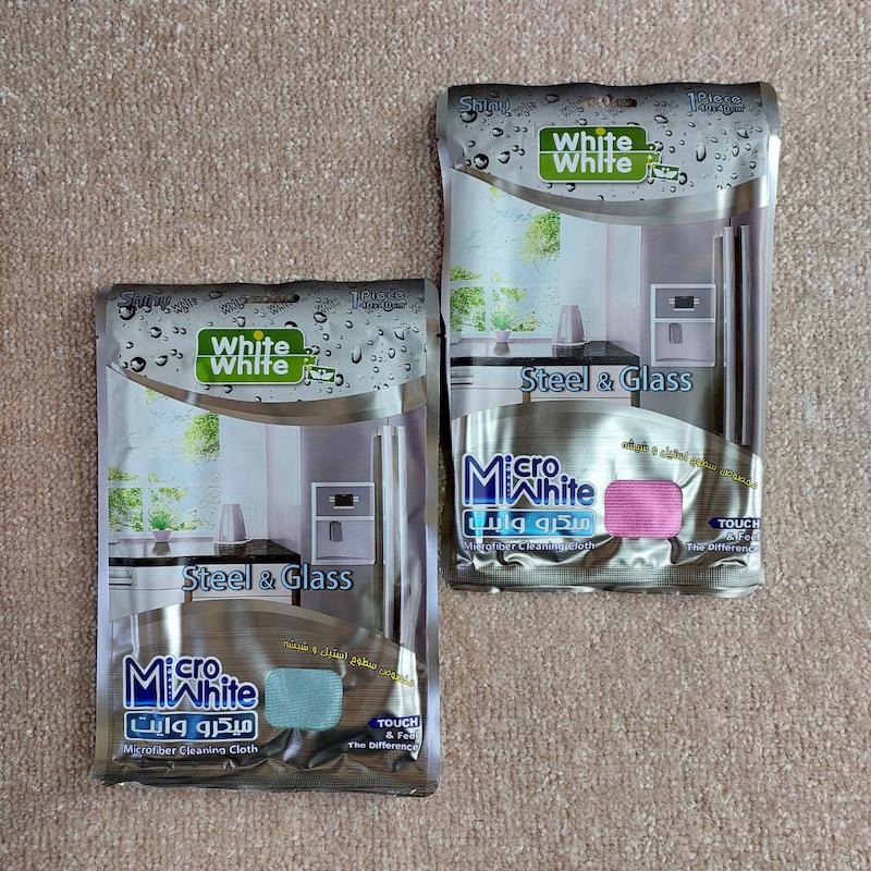 دستمال( میکرو وایت اصل) مخصوص شیشه و استیل