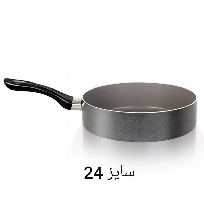 تابه تک دسته تین تفلون سایز 24