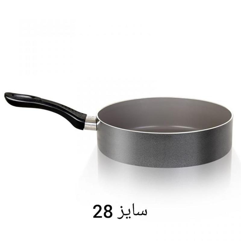 تابه تک دسته تین تفلون سایز 28