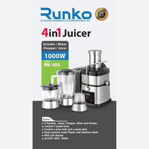  آبمیوه گیری چهار کاره رانکو مدل RK-203