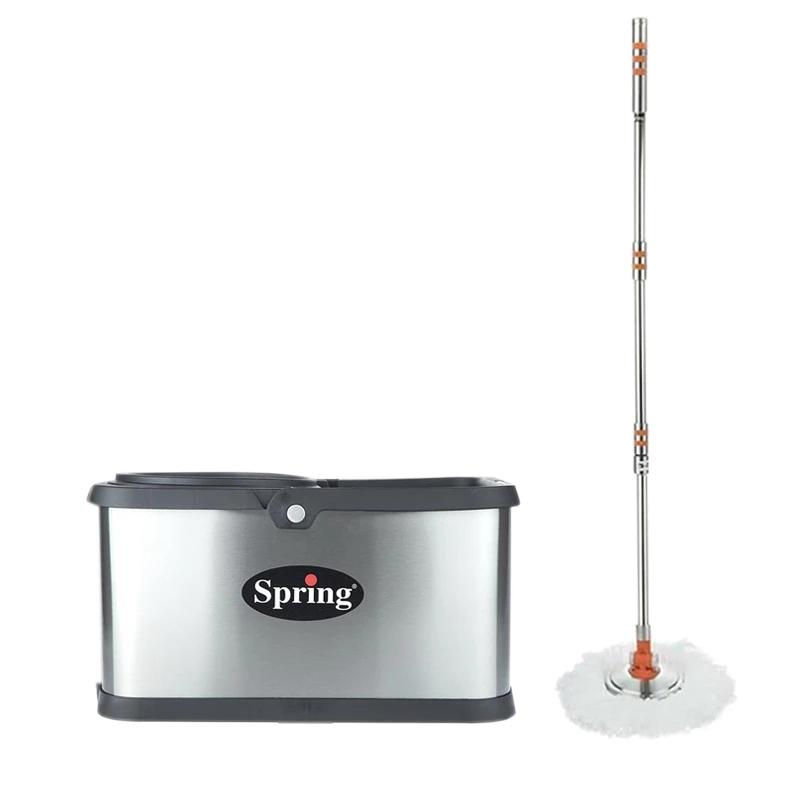 سطل و تی زمین شویی استیل spring 3046 اسپرینگ