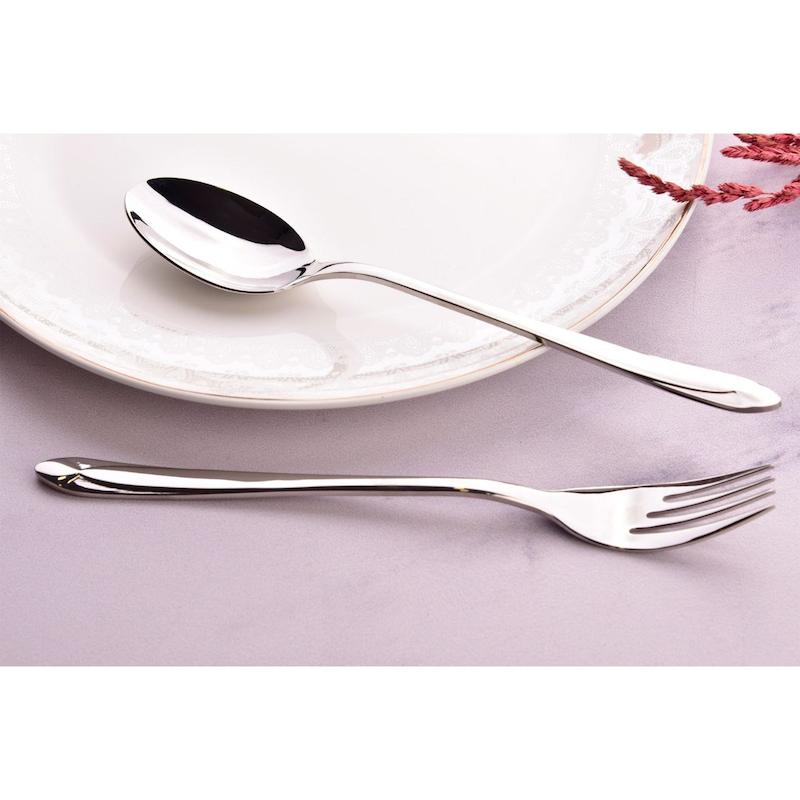 ست قاشق و چنگال استیل (اصل) یونیک 12 پارچه کد UN-5815