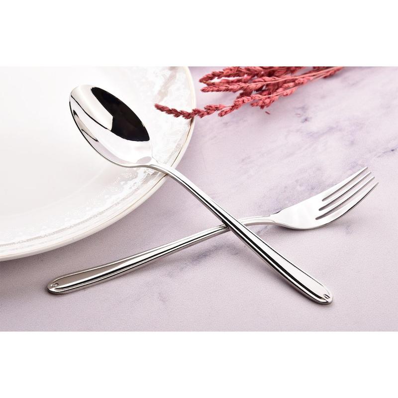 ست قاشق و چنگال استیل (اصل) یونیک 12 پارچه مدل کلاسیک کد UN-5815