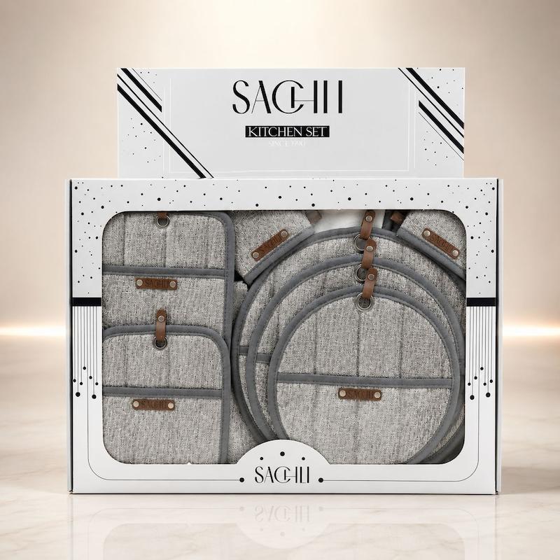 سرویس دمکنی آشپزخانه 12 پارچه شانل برند sachli 
