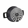 قابلمه تک چدنی راکلند Rockland مدل آلمانی درب پیرکس سایز 28