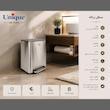 سطل زباله چهارگوش 20 لیتر استیل باآرام بند UN2-4300
