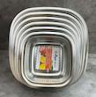 سرویس آبکش و لگن مربع ضخیم یونیک 12 پارچه قالب اروپایی