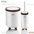 سطل وفرچه طرح‌ چوب اطلس مدل سلین کد 707
