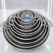 ست سبد آبکش استیل 10 پارچه یونیک اصلی کد UN-4089