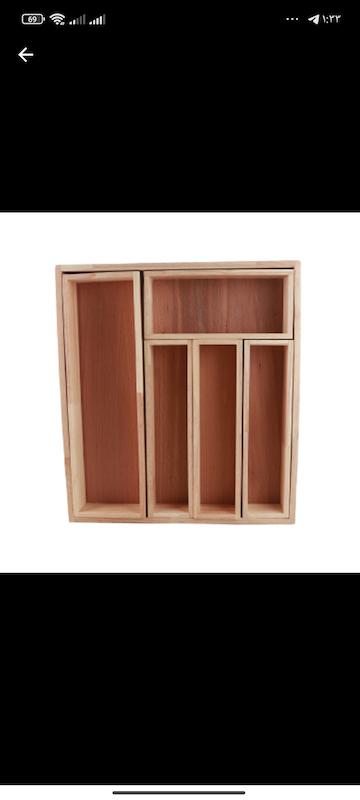 جا قاشقی کابینتی 6 خانه متحرک 